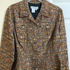 Coldwater Creek Multi Color Jacket-Size M